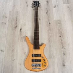 Warwick RockBass Corvette Basic 6-String Bass, Natural Transparent Satin -Musical Instrument Store 20230906 dsc06514