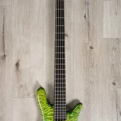 Spector USA NS-5XL 5-String Bass, Ebony Fretboard, Quilted Maple Top, Custom Green To Blue Fade -Musical Instrument Store 20230907 dsc06772