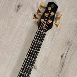 Spector USA NS-5XL 5-String Bass, Ebony Fretboard, Quilted Maple Top, Custom Green To Blue Fade -Musical Instrument Store 20230907 dsc06774