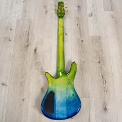 Spector USA NS-5XL 5-String Bass, Ebony Fretboard, Quilted Maple Top, Custom Green To Blue Fade -Musical Instrument Store 20230907 dsc06785