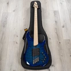 Dingwall Combustion 4 Multi-Scale Bass, Maple Fretboard, Indigoburst Quilt -Musical Instrument Store 20230927 dsc08529