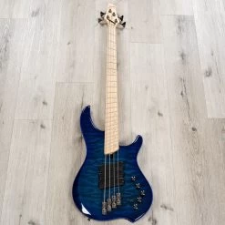 Dingwall Combustion 4 Multi-Scale Bass, Maple Fretboard, Indigoburst Quilt -Musical Instrument Store 20230927 dsc08534