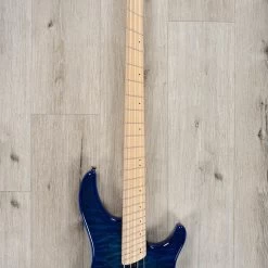 Dingwall Combustion 4 Multi-Scale Bass, Maple Fretboard, Indigoburst Quilt -Musical Instrument Store 20230927 dsc08543