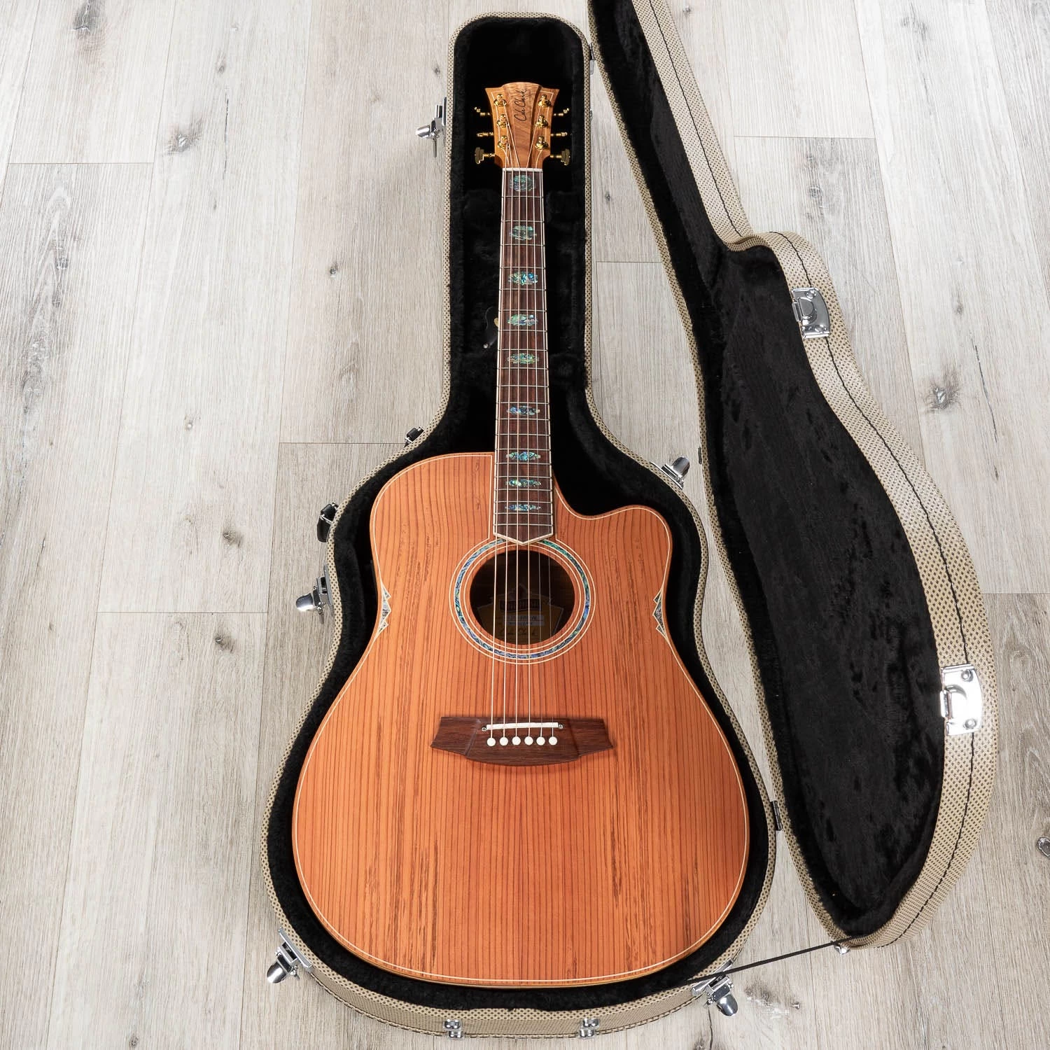 Cole Clark FL3EC-RDBL-AE FL Dreadnought 3 Acoustic-Electric Guitar, Redwood Top 18 Cole Clark FL3EC-RDBL-AE FL Dreadnought 3 Acoustic-Electric Guitar, Redwood Top - Image 16