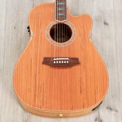 Cole Clark FL3EC-RDBL-AE FL Dreadnought 3 Acoustic-Electric Guitar, Redwood Top