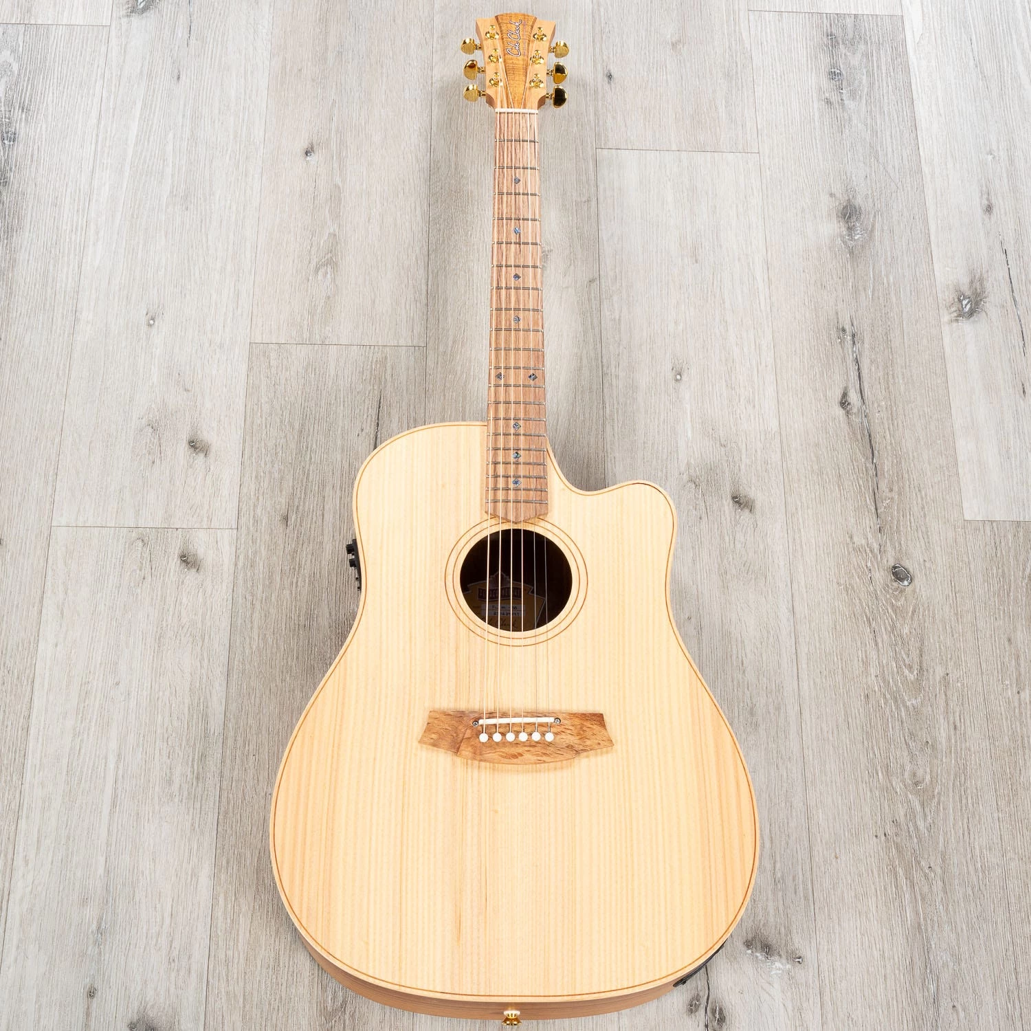 Cole Clark Fat Lady 2 Series FL2EC-BB Dreadnought Acoustic-Electric Guitar, Bunya Top, Tasmanian Blackwood Back And Sides 7 Cole Clark Fat Lady 2 Series FL2EC-BB Dreadnought Acoustic-Electric Guitar, Bunya Top, Tasmanian Blackwood Back And Sides - Image 5