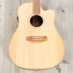 Cole Clark Fat Lady 2 Series FL2EC-BB Dreadnought Acoustic-Electric Guitar, Bunya Top, Tasmanian Blackwood Back And Sides