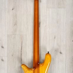 Spector USA NS-2 Bass, Roasted Maple Fretboard, Curly Maple Top Over Swamp Ash, Trans Amber -Musical Instrument Store 20231010 dsc09964