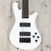 Spector NS Ethos 5 HP 5-String Bass, Ebony Fretboard, EMG 40DC, White Sparkle Gloss (B-STOCK) -Musical Instrument Store 20231017 dsc00751