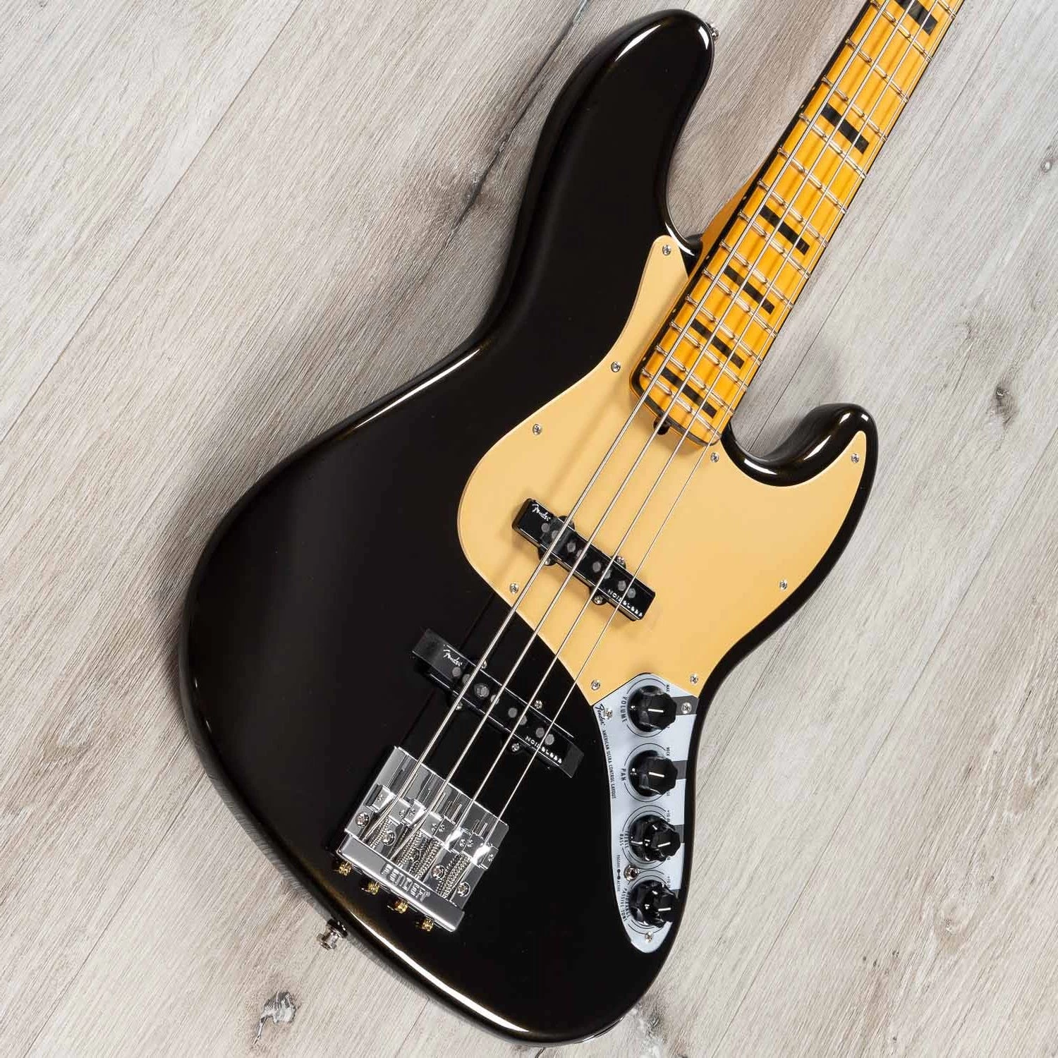 Fender American Ultra Jazz Bass, Maple Fingerboard, Texas Tea 4 Fender American Ultra Jazz Bass, Maple Fingerboard, Texas Tea - Image 2