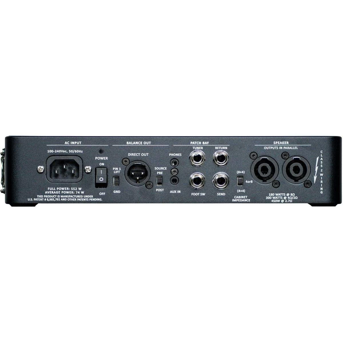 Gallien Krueger Legacy 500 Bass Guitar Amp Head, 500w 6 Gallien Krueger Legacy 500 Bass Guitar Amp Head, 500w - Image 4