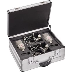 Neumann TLM 103 Anniversary Edition Condenser Microphone Stereo Pair, Nickel