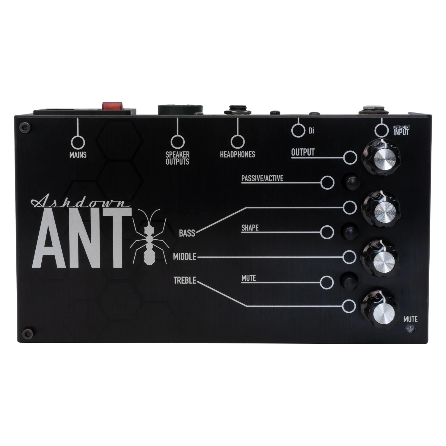 Ashdown Engineering ANT 200-Watt Pedalboard Bass Amp Head W/ XLR DI Output 3 Ashdown Engineering ANT 200-Watt Pedalboard Bass Amp Head W/ XLR DI Output