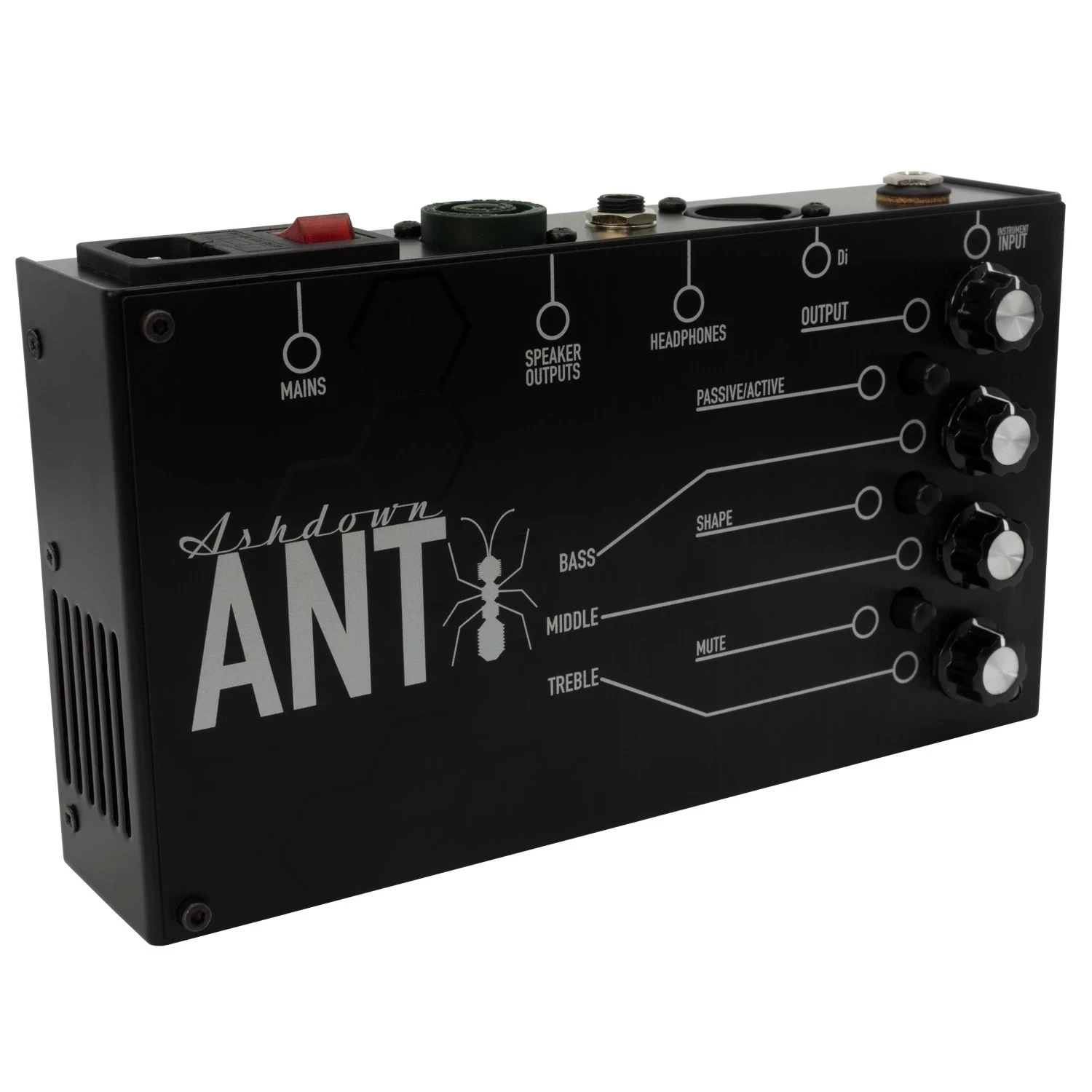 Ashdown Engineering ANT 200-Watt Pedalboard Bass Amp Head W/ XLR DI Output 4 Ashdown Engineering ANT 200-Watt Pedalboard Bass Amp Head W/ XLR DI Output - Image 2