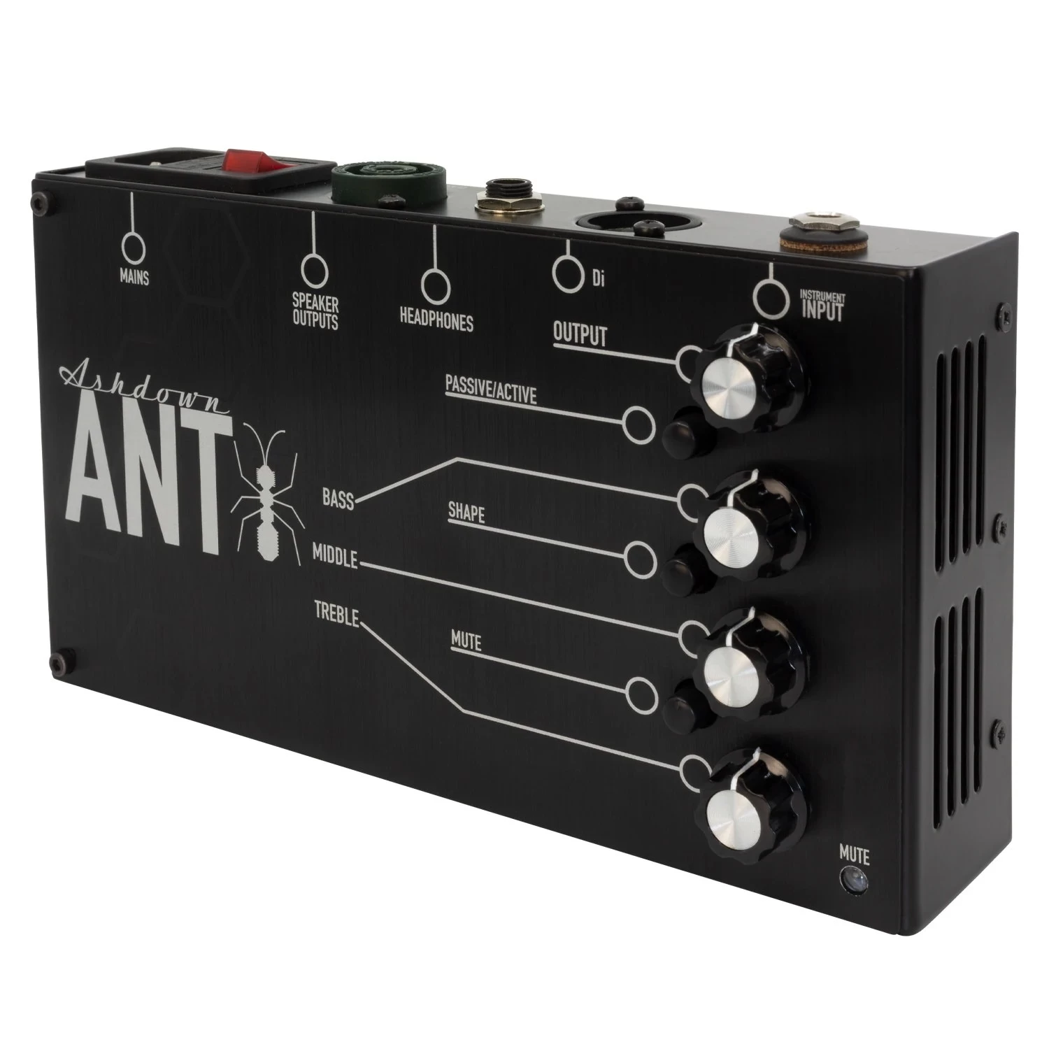 Ashdown Engineering ANT 200-Watt Pedalboard Bass Amp Head W/ XLR DI Output 5 Ashdown Engineering ANT 200-Watt Pedalboard Bass Amp Head W/ XLR DI Output - Image 3