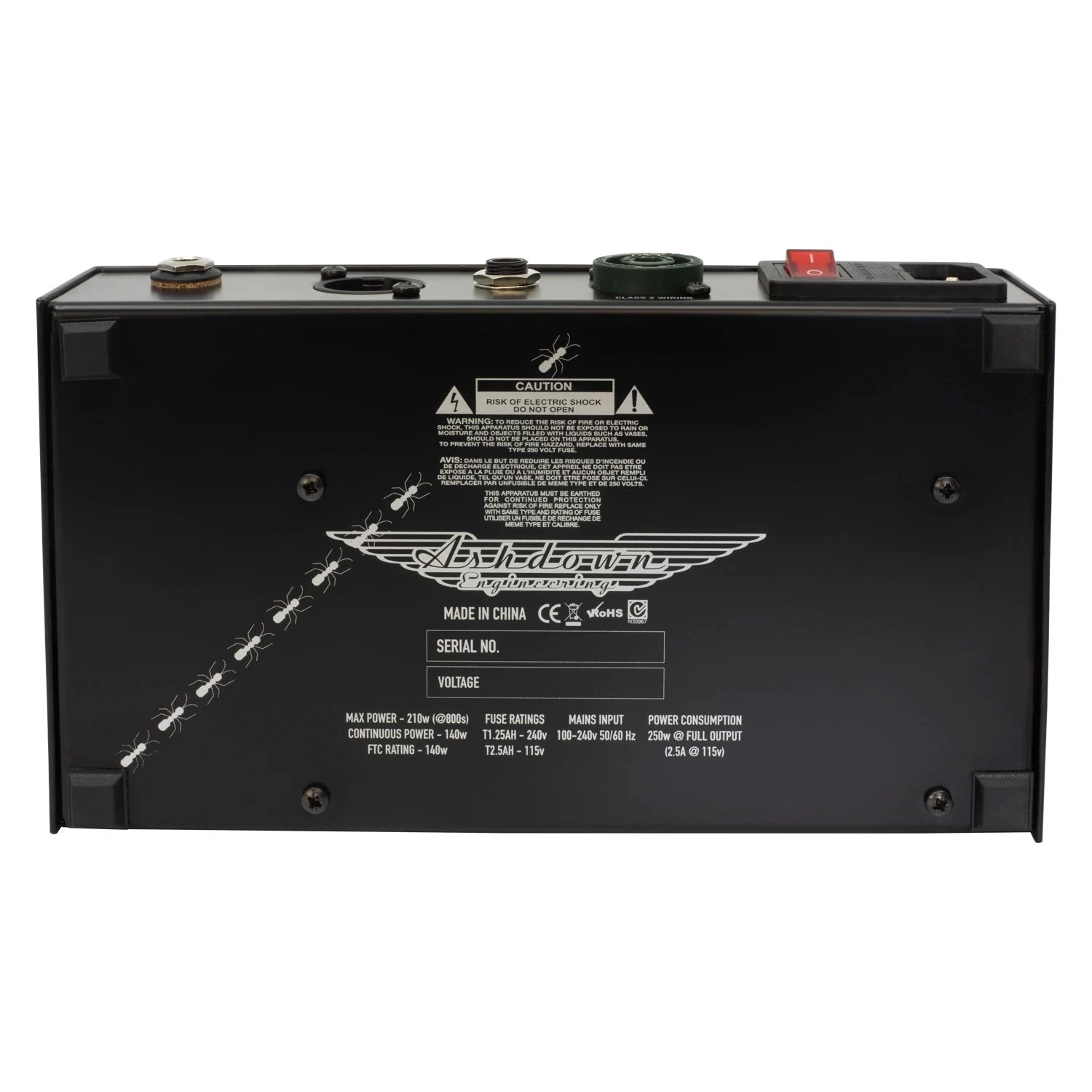 Ashdown Engineering ANT 200-Watt Pedalboard Bass Amp Head W/ XLR DI Output 9 Ashdown Engineering ANT 200-Watt Pedalboard Bass Amp Head W/ XLR DI Output - Image 7