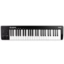 Alesis Q49 MKII 49-Key USB-MIDI Keyboard Controller W/ 49 Full-Sized Keys
