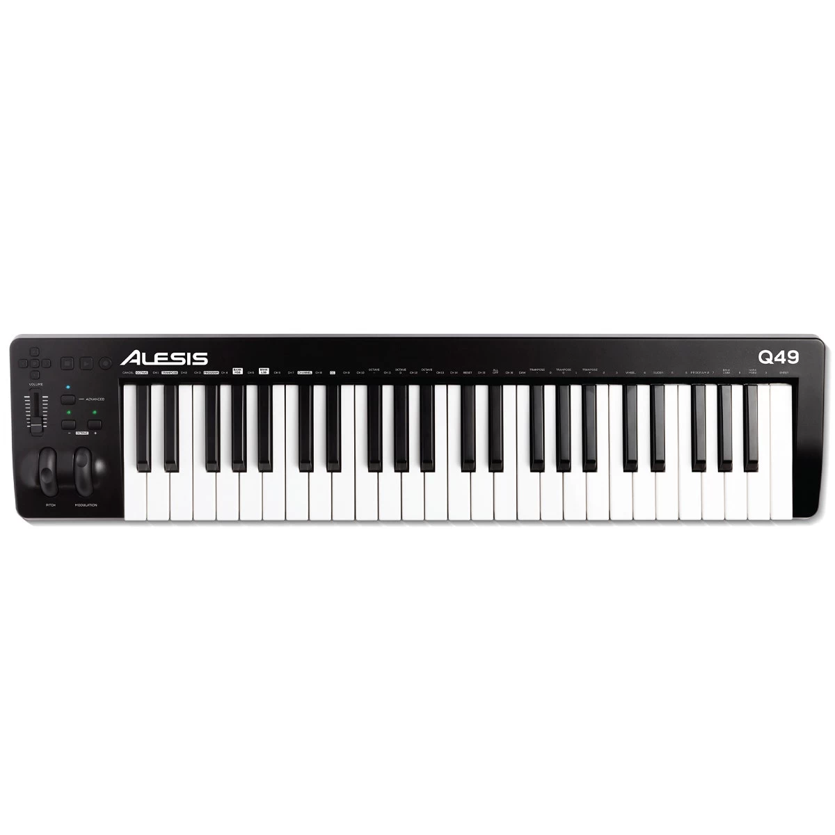 Alesis Q49 MKII 49-Key USB-MIDI Keyboard Controller W/ 49 Full-Sized Keys 3 Alesis Q49 MKII 49-Key USB-MIDI Keyboard Controller W/ 49 Full-Sized Keys