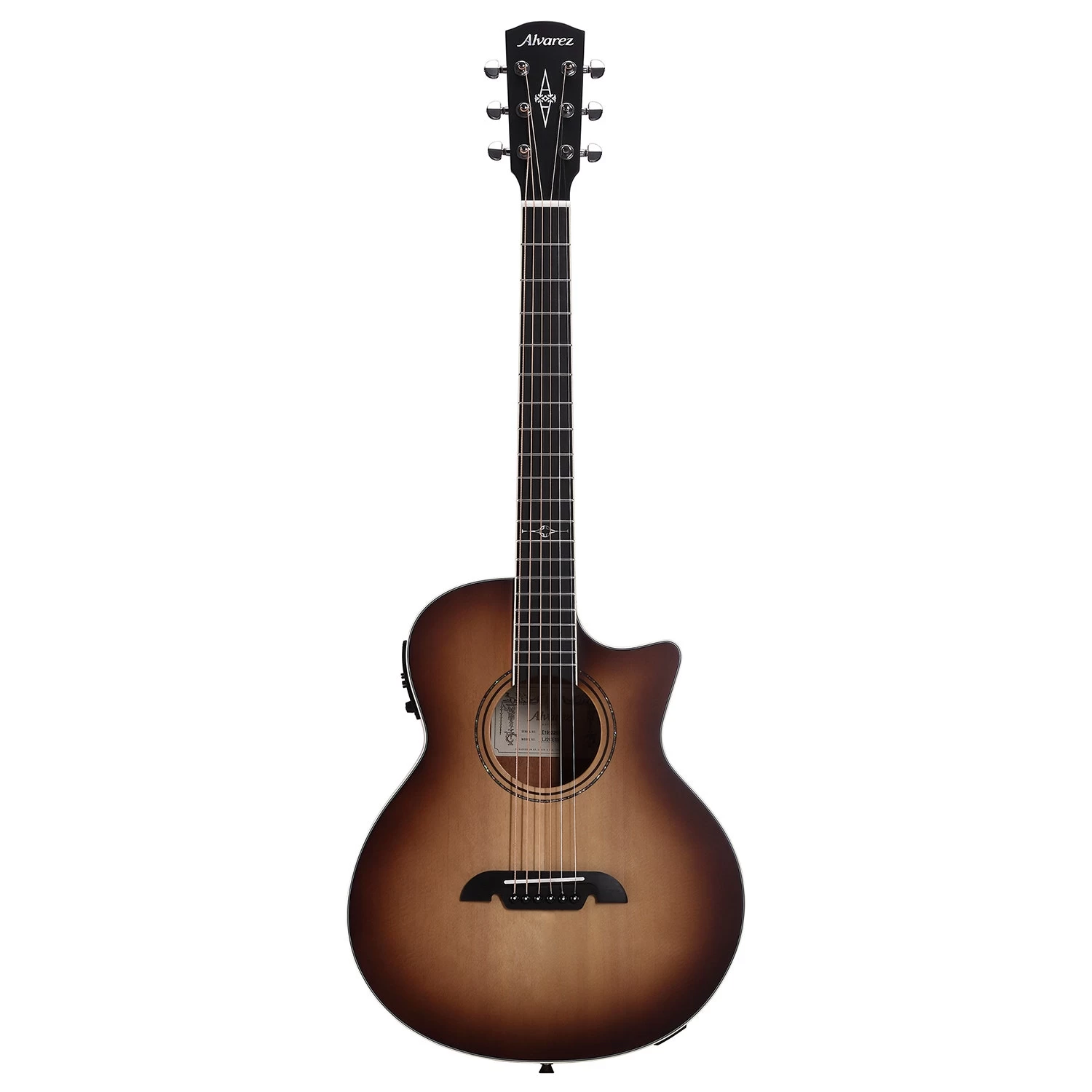 Alvarez LJ2CESHB Artist Series Little Jumbo Travel Acoustic Electric Guitar, Shadowburst 3 Alvarez LJ2CESHB Artist Series Little Jumbo Travel Acoustic Electric Guitar, Shadowburst
