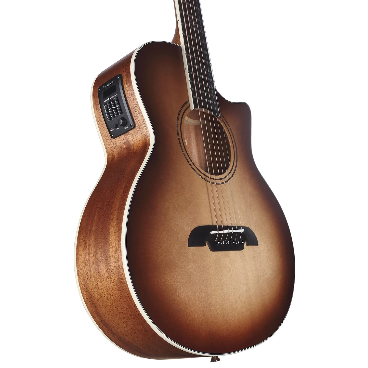 Alvarez LJ2CESHB Artist Series Little Jumbo Travel Acoustic Electric Guitar, Shadowburst 7 Alvarez LJ2CESHB Artist Series Little Jumbo Travel Acoustic Electric Guitar, Shadowburst - Image 5