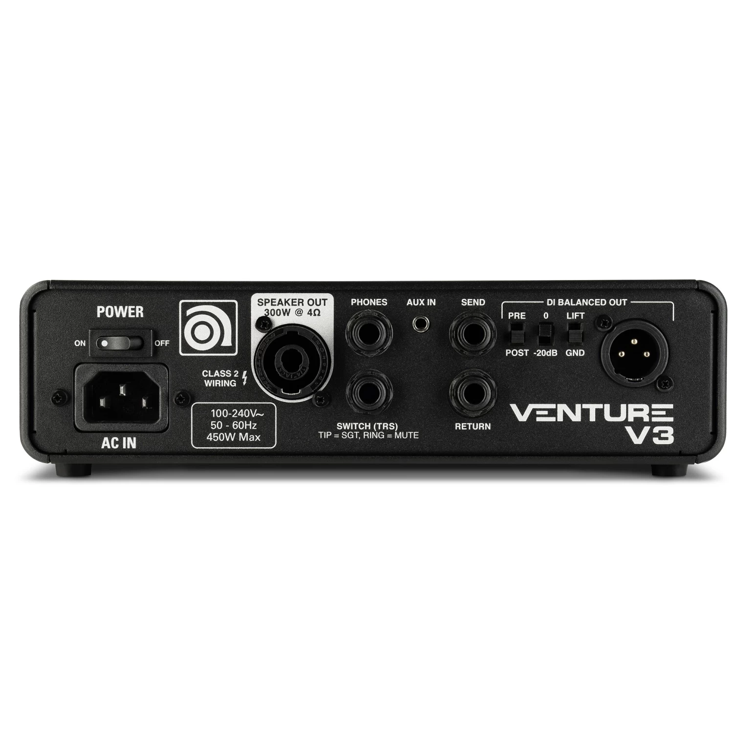 Ampeg Venture V3 300-Watt Portable Lightweight Bass Amp Head 7 Ampeg Venture V3 300-Watt Portable Lightweight Bass Amp Head - Image 5