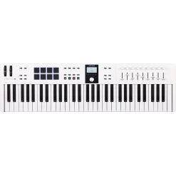 Arturia KeyLab Essential 3 MkIII 61 61-Key MIDI Controller Keyboard, White