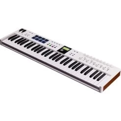 Arturia KeyLab Essential 3 MkIII 61 61-Key MIDI Controller Keyboard, White -Musical Instrument Store artu kle3 61w 3