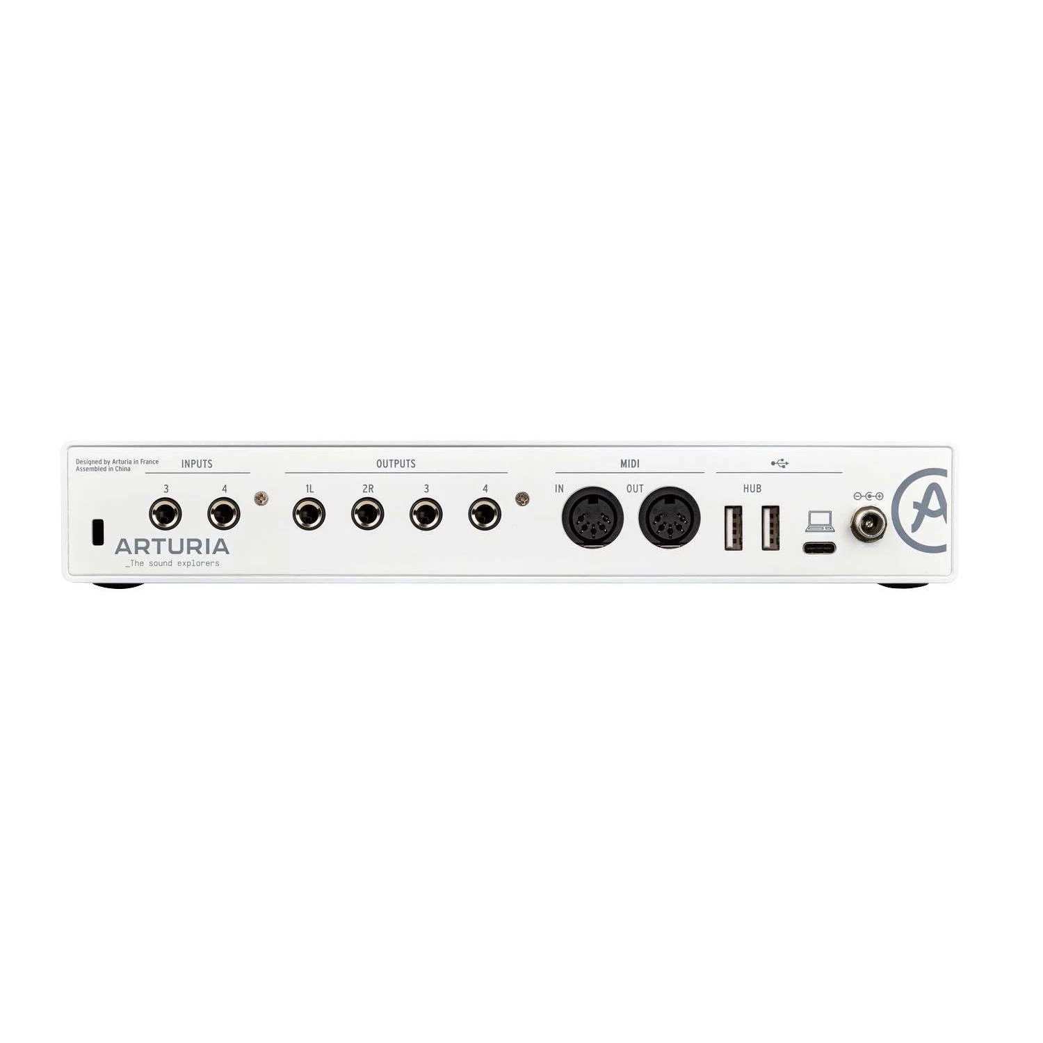 Arturia MiniFuse 4 4-Input/4-Output Desktop USB-C Audio & MIDI Interface, White 4 Arturia MiniFuse 4 4-Input/4-Output Desktop USB-C Audio & MIDI Interface, White - Image 2