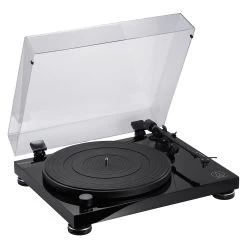 Audio-Technica AT-LPW50PB 2-Speed Belt-Drive Turntable W/ Bluetooth, Piano Black -Musical Instrument Store at lpw50pb 2