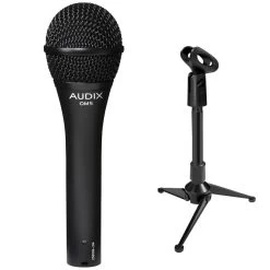 Audix OM-5 Dynamic Microphone With Mini Tripod Stand