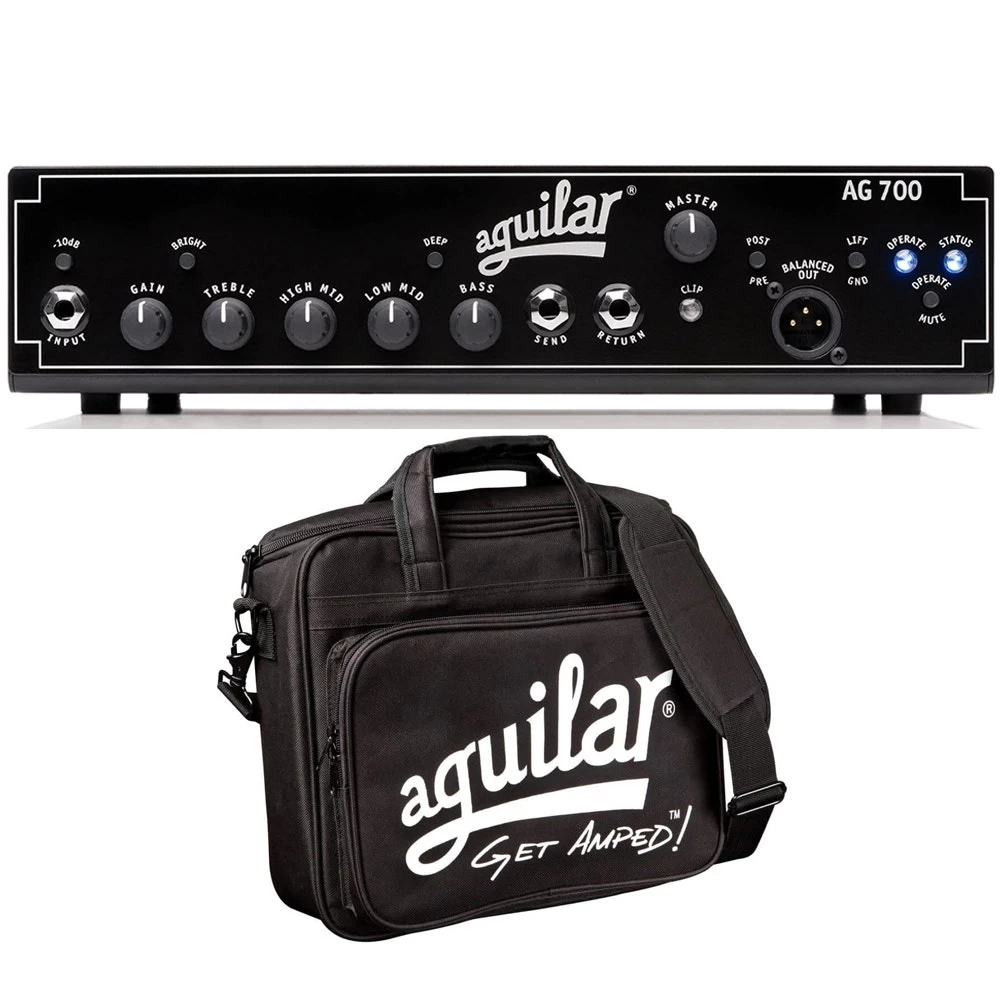 Aguilar AG-700 - 700-Watt Bass Amplifier Head With Carry Bag 3 Aguilar AG-700 - 700-Watt Bass Amplifier Head With Carry Bag