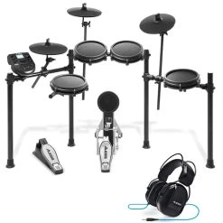 Alesis Nitro Mesh Kit 8-Piece Mesh-Head Electronic Drum Kit W/ DRP100 Headphones