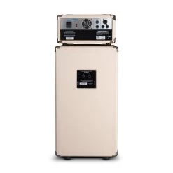 Ampeg Micro VR 200-Watt Bass Amp Head W/ Matching SVT-210AV Cab, Limited Edition White -Musical Instrument Store bu apg micro vr w stack 4