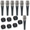 7-Pack CAD Audio D90 Supercardioid Dynamic Handheld Microphones W/ Cables
