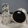 DW Drum Workshop Collector's Series 4-Piece Shell Pack Drum Kit, Broken Glass -Musical Instrument Store bu dw cs 4p brokenglass 5