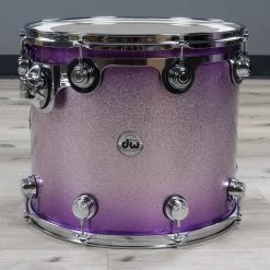 DW Drum Workshop Collectors Series 4-Piece Drum Kit Shell Pack, Lacquer Specialty Lavender Glitz -Musical Instrument Store bu dw cs 4p lavgltz 3