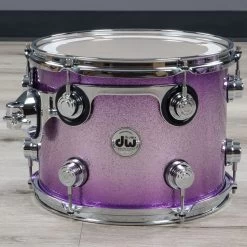 DW Drum Workshop Collectors Series 4-Piece Drum Kit Shell Pack, Lacquer Specialty Lavender Glitz -Musical Instrument Store bu dw cs 4p lavgltz 4