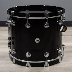 DW Drum Workshop Collectors Series 4-Piece Drum Kit, Piano Black Gloss Lacquer -Musical Instrument Store bu dw cs 4p pianoblack 5