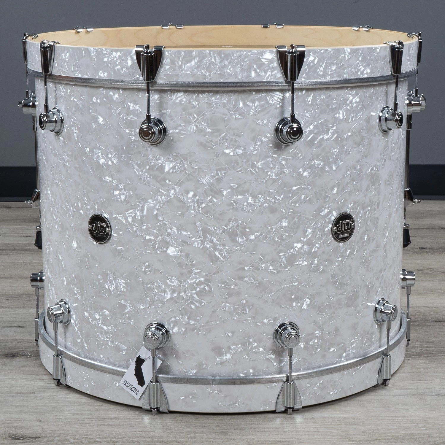DW Drum Workshop Performance Series 4-Piece Shell Pack Drum Kit, White Marine 7 DW Drum Workshop Performance Series 4-Piece Shell Pack Drum Kit, White Marine - Image 5