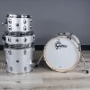 Gretsch Drums Brooklyn Micro Drum Kit, 16/10/13 W/ 4.5x13 Snare, Silver Sparkle -Musical Instrument Store bu gretsch bkmicro ss 1