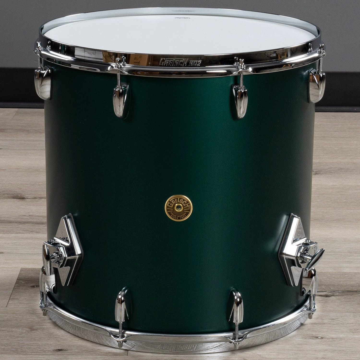 Gretsch Drums USA Broadkaster Series 3-Piece Drum Kit Shell Pack, Satin Cadillac Green 4 Gretsch Drums USA Broadkaster Series 3-Piece Drum Kit Shell Pack, Satin Cadillac Green - Image 2