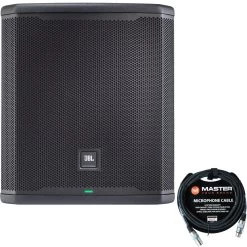 JBL PRX915XLF 2000-Watt 15-Inch Powered PA Subwoofer W/ 10ft XLR Cable