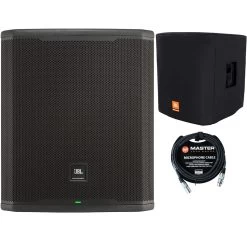 JBL PRX918XLF 2000-Watt 18-Inch Powered PA Subwoofer W/ Slip-On Cover & Cable