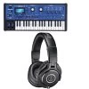 Novation Mininova 37-Key Keyboard Synthesizer & Audio Technica M40X Headphones 2 Novation Mininova 37-Key Keyboard Synthesizer & Audio Technica M40X Headphones -Musical Instrument Store bu mnova m40x 1