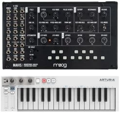 Moog Mavis Build-It-Yourself Analog Synthesizer Kit W/ Arturia Keystep