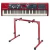 Nord Stage 3 Compact 73-Key Semi-Weighted Digital Keyboard W/ K&M 18810 Stand -Musical Instrument Store bu nord stage3 com73 18810