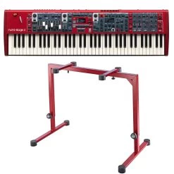 Nord Stage 3 Compact 73-Key Semi-Weighted Digital Keyboard W/ K&M 18810 Stand