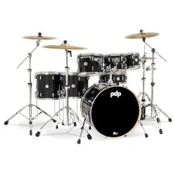 PDP PDCM2217MD Concept Maple 7-Piece Drum Set Kit, Meteor Dust Finish