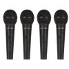 (4) Peavey PV I100 Handheld Neodymium Cardioid Microphones With XLR Cables -Musical Instrument Store bu pv i100 4 1