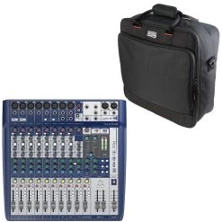 Soundcraft Signature 12 12-Input Compact Analog Mixer With Gator Mixer Bag